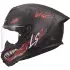 Casque LS2 FF820 Rapid III Kaiju II Noir Rouge Blanc