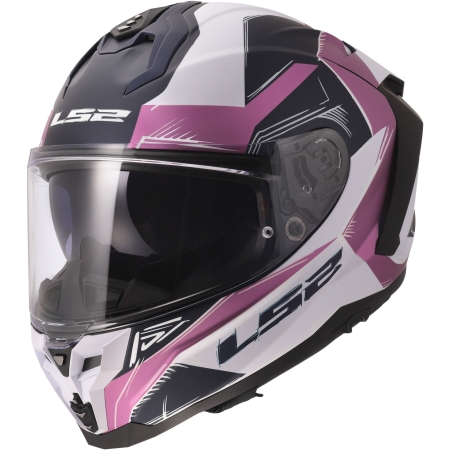 Casque LS2 FF817 Challenger II Flaman Lavande
