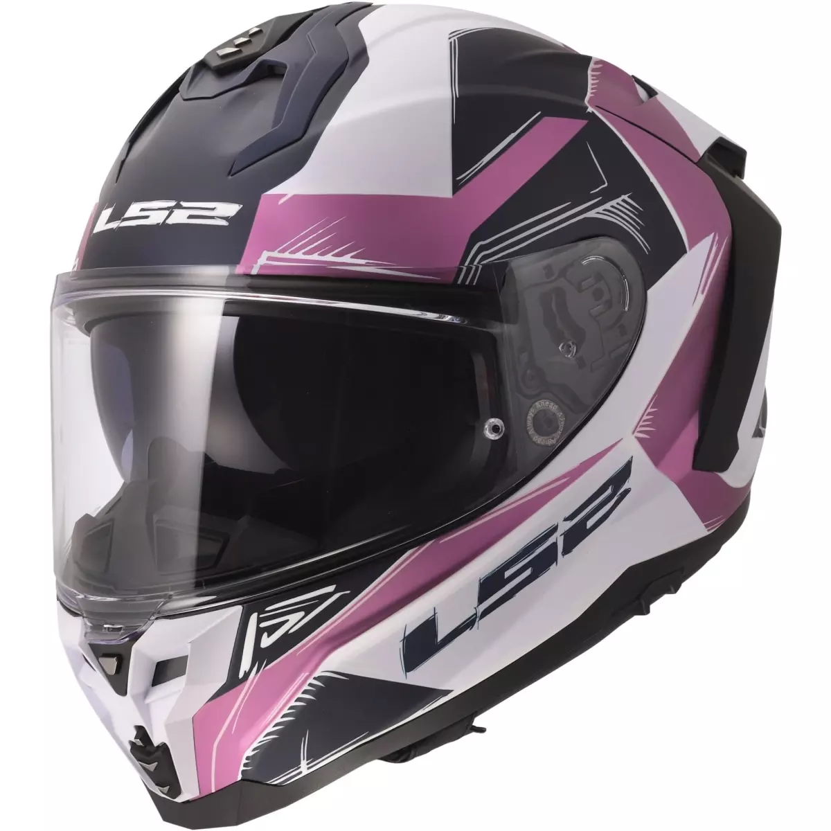 Casque LS2 FF817 Challenger II Flaman Lavande