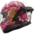 Casque LS2 FF820 Rapid III Poppies II Blanc Rose