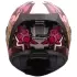 Casque LS2 FF820 Rapid III Poppies II Blanc Rose