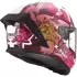 Casque LS2 FF820 Rapid III Poppies II Blanc Rose