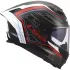 Casque LS2 FF807 Dragon Subic Blanc Bleu Rouge