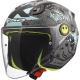 Casque Enfant LS2 OF622 Funny II Scribble Gris Bleu