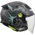 Casque Enfant LS2 OF622 Funny II Scribble Gris Bleu