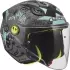 Casque Enfant LS2 OF622 Funny II Scribble Gris Bleu