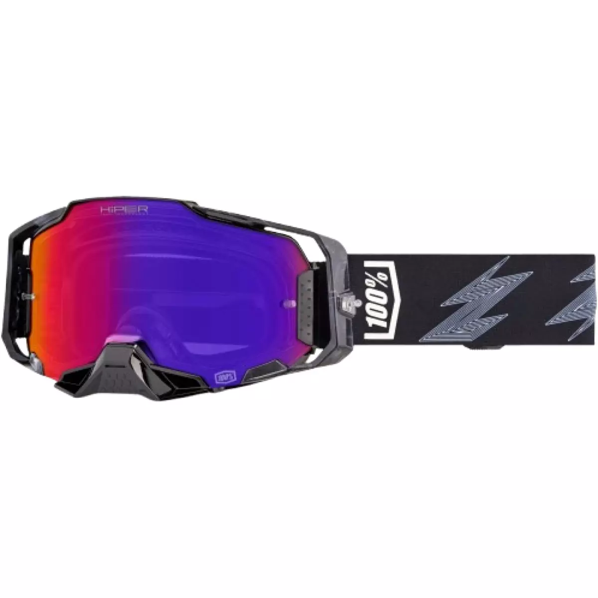 Masque Cross 100% Armega Hiper Crenshaw Écran Iridium Violet