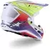 Casque Cross Alpinestars SM7 Fuse Blanc Jaune Violet