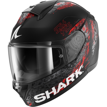 Casque Shark Ridill 2 Speed-Vib Noir Anthracite Rouge Mat