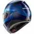 Casque Shark Oxo Mekarium Bleu Chrome Orange