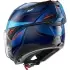 Casque Shark Oxo Mekarium Bleu Chrome Orange