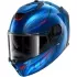 Casque Shark Spartan GT Pro Carbon Mekarium Carbone Bleu Orange