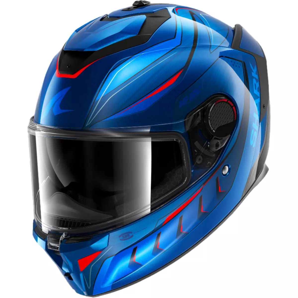 Casque Shark Spartan GT Pro Carbon Mekarium Carbone Bleu Orange