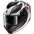 Casque Shark Spartan GT Pro Carbon Mekarium Carbone Argent Rouge