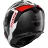 Casque Shark Spartan GT Pro Carbon Mekarium Carbone Argent Rouge