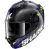 Casque Shark Spartan GT Pro Carbon Speed-Vib Carbone Anthracite Bleu