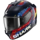 Casque Shark D-Skwal 3 Speed-Vib Bleu Rouge Bleu