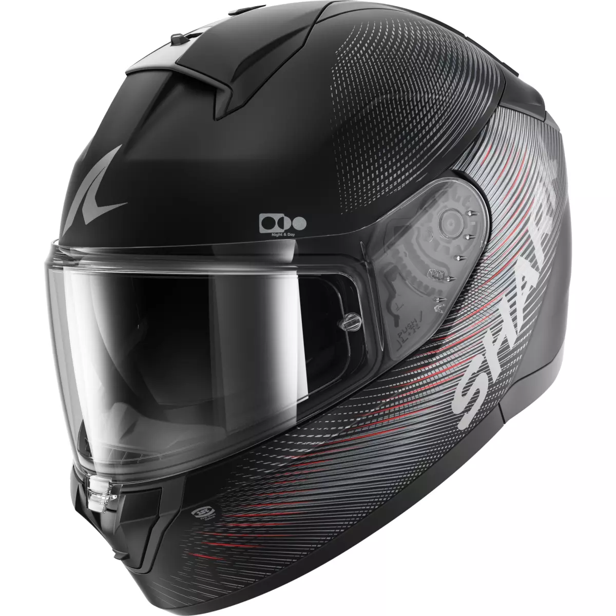Casque Shark Ridill 2 SP Lyne Noir Anthracite Mat
