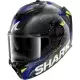 Casque Shark Spartan GT Pro Carbon Speed-Vib Carbon Anthracite Bleu