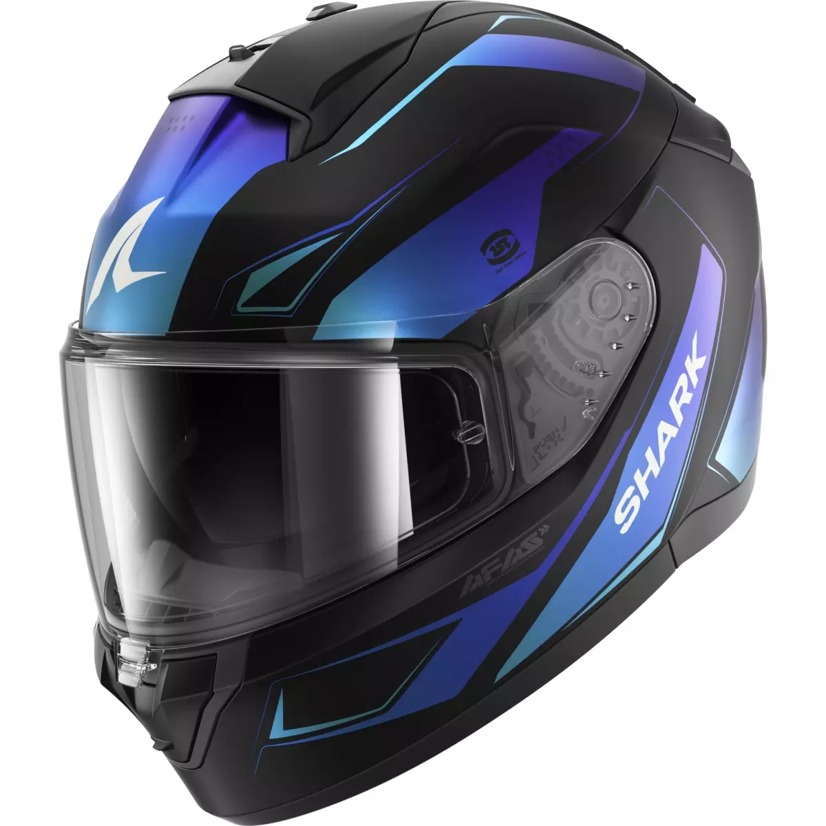 Casque Shark Ridill 2 Mekarium Noir Bleu Mat