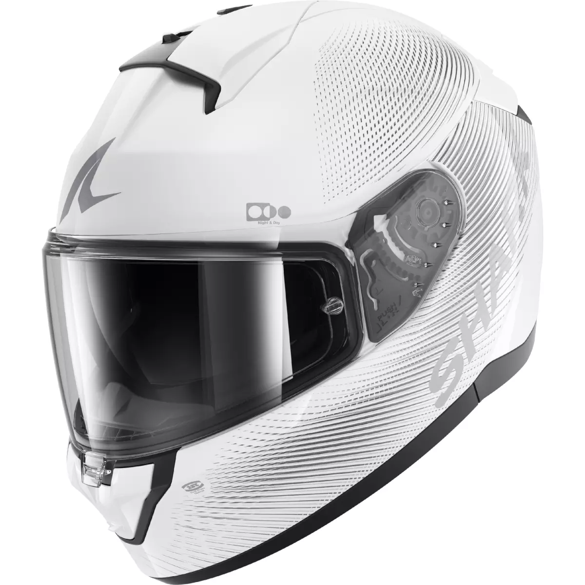 Casque Shark Ridill 2 SP Lyne Blanc Argent