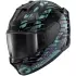 Casque Shark D-Skwal 3 Reptaia Noir Violet Noir Mat