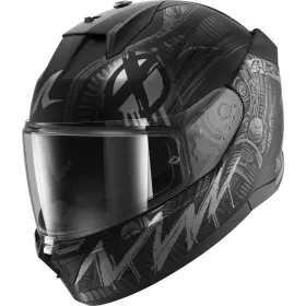 Casque Shark D-Skwal 3 Shiever Noir Anthracite Argent Mat