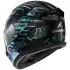 Casque Shark D-Skwal 3 Reptaia Noir Violet Noir Mat