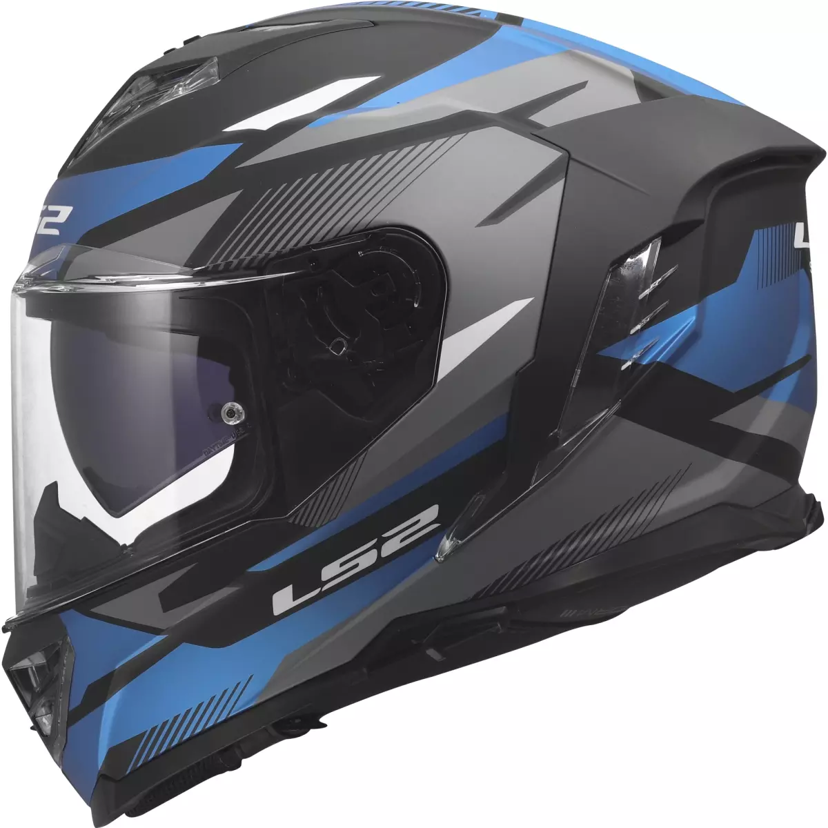 Casque LS2 FF818 Storm III Komai Noir Bleu