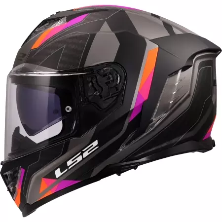 Casque LS2 FF818 Storm III Sporty Gris Violet