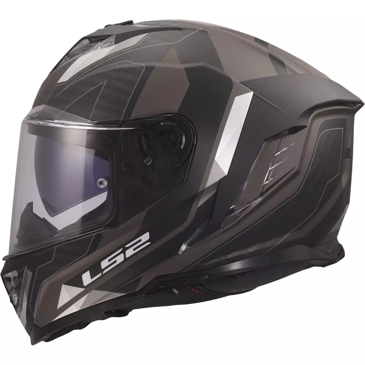 Casque LS2 FF818 Storm III Sporty Noir Gris