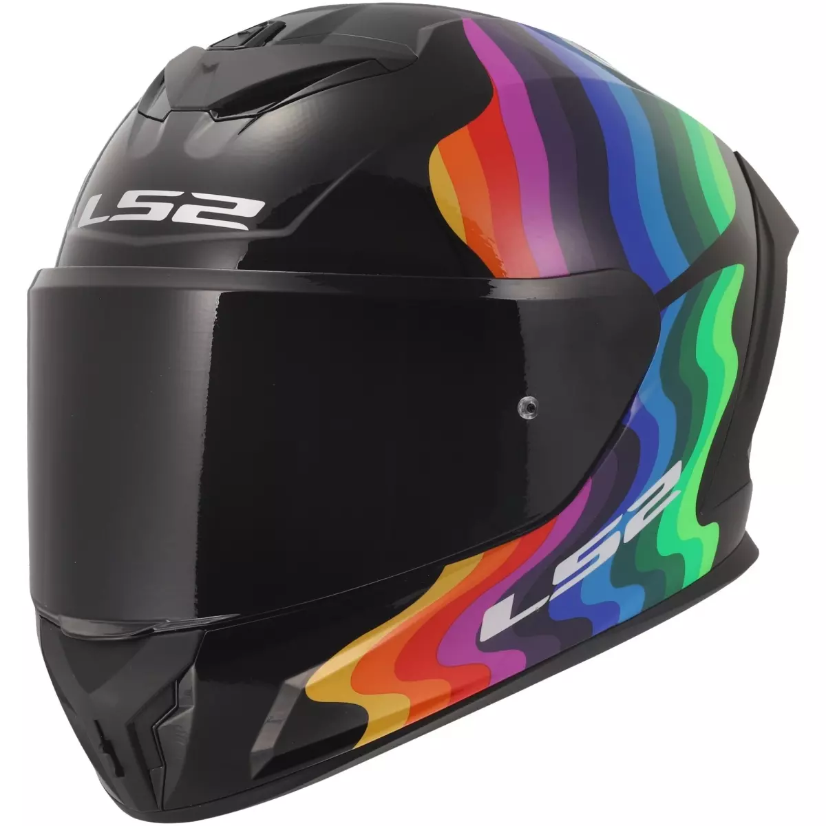 Casque LS2 FF820 Rapid III Flow Noir Multi