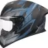 Casque LS2 FF820 Rapid III Xtrem Noir Bleu Petrol