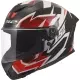 Casque LS2 FF820 Rapid III Xtrem Blanc Noir Rouge