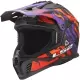 Casque LS2 MX708 Fast II Grotesk Violet Orange
