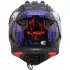 Casque LS2 MX708 Fast II Zombie II Noir Rouge Bleu