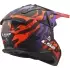 Casque LS2 MX708 Fast II Grotesk Violet Orange