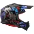 Casque LS2 MX708 Fast II Zombie II Noir Rouge Bleu