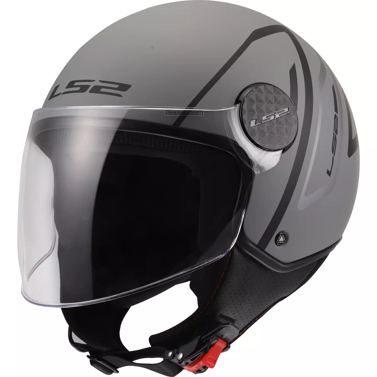 Casque LS2 OF558 Sphere Lux II Minim Noir Gris