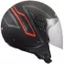 Casque LS2 OF558 Sphere Lux II Minim Noir Rouge