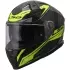 Casque LS2 FF811 Vector II Carbone Savage H-V Jaune