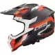Casque LS2 MX703 X-Force Phantom Orange Rouge