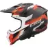 Casque LS2 MX703 X-Force Phantom Orange Rouge