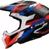 Casque LS2 MX703 X-Force Phantom Blanc Bleu Rouge