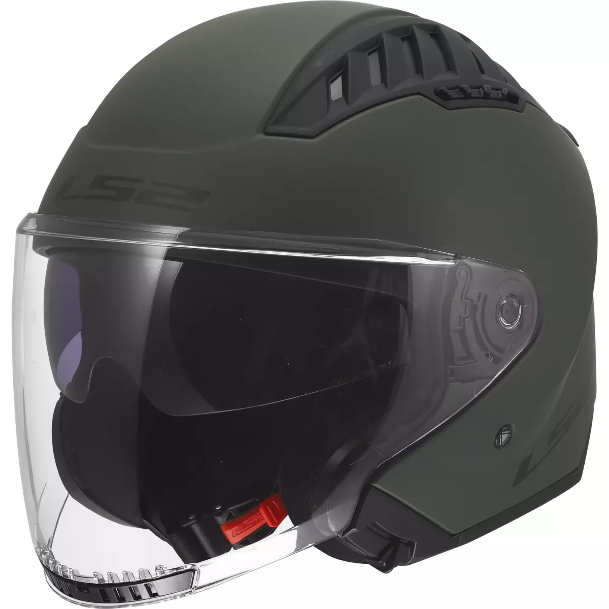 Casque LS2 OF600 Copter II Solid Vert Militaire