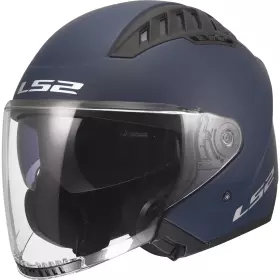 Casque LS2 OF600 Copter II Solid Bleu