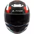 Casque LS2 FF808 Stream II Mika Blanc Bleu Rouge