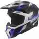 Casque LS2 MX703 X-Force Phantom Bleu Blanc