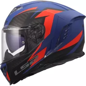 Casque LS2 FF818 Storm III Dynamo Bleu Rouge