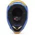 Casque Cross Fox V1 Collect Bleu Jaune